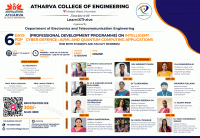 Six Days National Level PDP (Professional Development Programme) on the topic - Intelligent Cyber Defense: ai/ml and Quantum Computing applications 2026 Professional Development Programme Poster